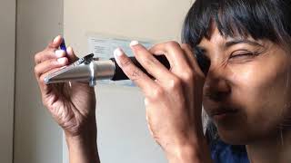 Refractometer  calibration  procedure to use [upl. by Raine]