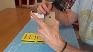 How to apply Jetech screen protector to iphone 6s [upl. by Amaryllis]