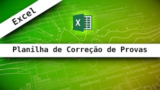 Excel  3  Planilha de correção de provas [upl. by Haughay]