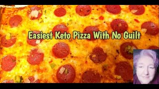 Easiest Keto Pizza with No Guilt [upl. by Wes]