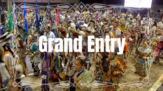 Grand Entry  2023 Hunting Moon Pow Wow  Powwowscom [upl. by Storer]