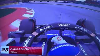 F1 Onboard Alexander Albon Williams Q1 CATALUNYA GP🇪🇸 2024 [upl. by Revorg]