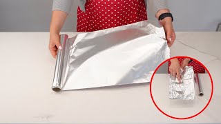 Aluminum foil  which side is used for what [upl. by Nauqes]