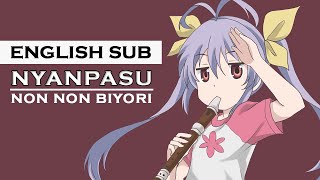 Nyanpasu Yabure Kabure Original English Sub 4K  Non Non Biyori  Lyric  Cute Girl Song TikTok [upl. by Elatsyrc910]