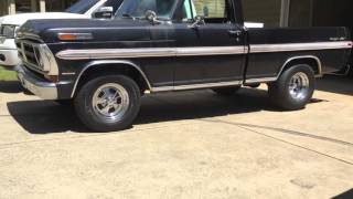 1971 Ford F100 Ranger XLT Muscle Truck with BluePrint Engines 347 stroker [upl. by Tnias]