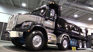 2022 Autocar DC64 Dump Truck  Exterior Interior Walkaround Tour  2021 Salon Camion Lourd Quebec [upl. by Yovonnda]