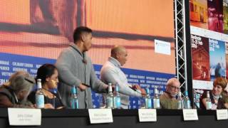 Temuera Morrison performs the Hakka at the Berlin Film Festival HD [upl. by Ahtrim]