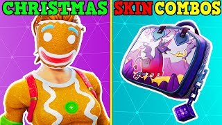 15 AMAZING CHRISTMAS SKIN  BACKBLING COMBOS IN FORTNITE You Must Use These [upl. by Nilson]