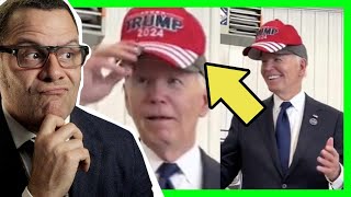 The REAL meaning of Biden putting on the MAGA hat [upl. by Erskine59]