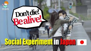 Peoples reaction to seeing someone trying to jumping off bridge  Social Experiment in Japan [upl. by Ienttirb]