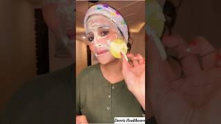 Pigmentation face pack 100 results 100 effective try must youtubeshorts skincare [upl. by Hardie]