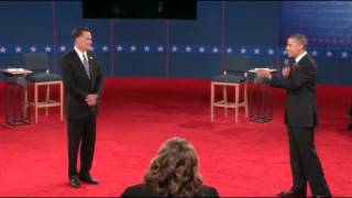 President Obama on Mitt Romneys Sketchy Deal  2012 Presidential Debate in Hempstead New York [upl. by Zelten]