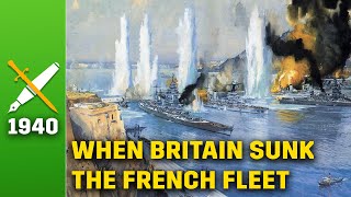 When Britain Blew Up the French Fleet  Mers El Kebir 1940 [upl. by Elsi]