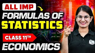 Class 11th Statistics  All Important Formulas  Commerce Wallah by PW [upl. by Ahseat44]