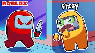 Fizzy Playz Hides from the Imposter in Roblox Among Us [upl. by Aillicsirp]