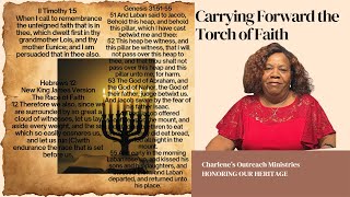 Carrying Forward the Torch of Faith II Timothy 15 Genesis 3151–55 Hebrews 121 Sundays Study [upl. by Tarrel947]