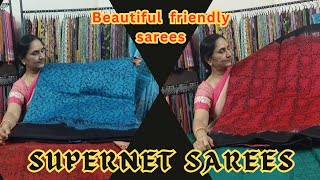 Super Net Sarees by Anitha Reddy From Trendsblockprints [upl. by Kyla147]