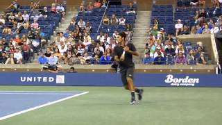 Roger Federer Front Row Camera Angle HD [upl. by Siroved360]