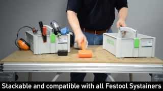 Festool SYS Toolbox Open Top Systainer  495024 [upl. by Yedsnil]