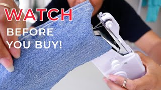 The Truth About Handheld Sewing Machines and How To Use Them [upl. by Adnaerb]