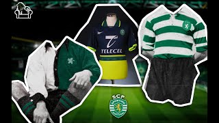 História das camisolas do Sporting CP [upl. by Barabas]