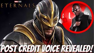 Eternals Post Credit Scene Voice Is BLADE Breakdown  Blade Movie Black Knight End Credit Explained [upl. by Maillliw]