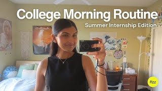 College Morning Routine  Summer Internship Edition [upl. by Hluchy]