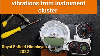 Royal Enfield Himalayan 2022 vibrations  Instrument cluster  sound from front  repair [upl. by Adlee]