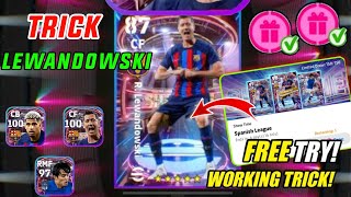 Trick To Get Show Time Spanish League  100 R Lewandowski 100 R Araujo  eFootball 2023 Mobile [upl. by Segroeg]