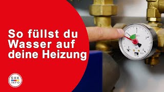 Heizung erklärt  Wasser nachfüllen und System entlüften [upl. by Isayg]