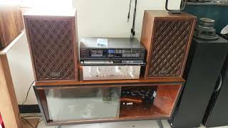 AIWA F  350 Stereo Casette Deck  AKAI AM 2200 Amplifier  TEAC LS  20 Speaker LEVEL 42 [upl. by Assenal]