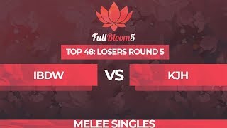 iBDW vs KJH  Melee Singles Top 48 Losers Round 5  Full Bloom 5 [upl. by Barby]