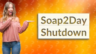 Why is Soap2Day shut down [upl. by Nikolai]