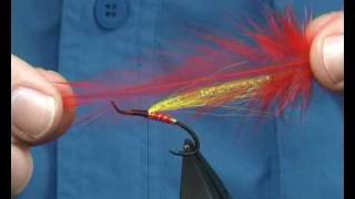 Tying the Comally Flamethrower  Salmon Fly by Davie McPhail [upl. by Ruth]