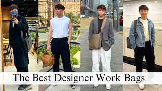 The Best Designer Work Bags  Loewe Bottega Veneta Celine Hermes [upl. by Eilah]