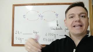 Medidas de massa  grama quilograma e tonelada  exercícios e exemplos  5º ano [upl. by Esinrahc]