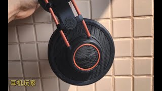 AKG K712头戴耳机佩戴老化松弛，拆手串为耳机更换弹线恢复丰满弹性过程分享 [upl. by Lenette]