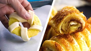 25 Simple Savory Puff Pastry Recipes [upl. by Haodnanehs]