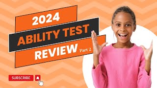 2024 PEP Ability Test REVIEW Part 2 [upl. by Howland945]