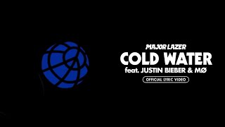 Major Lazer  Cold Water feat Justin Bieber amp MØ Official Lyric Video [upl. by Thorma]