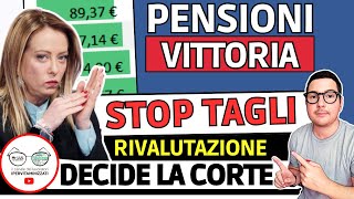 ULTIM’ORA PENSIONI ➡ STOP TAGLIO RIVALUTAZIONE INPS e OBIETTIVO AUMENTO PIENO IN 4 MESI  OTTOBRE [upl. by Dabney566]