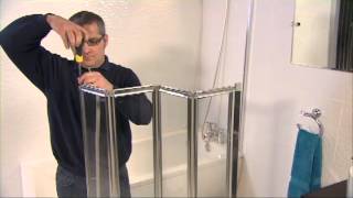 AQUA 4 4Fold Bath Screen Installation Video [upl. by Rizan]