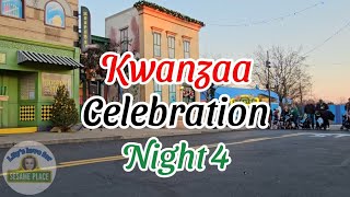 Sesame Place  Kwanzaa Celebration Night 4  122923 [upl. by Nnaihs]