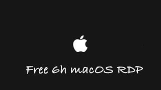 FREE 6 HOUR MACOS VPS RDP [upl. by Bean]