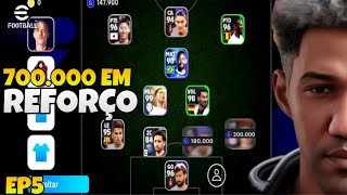 GASTEI 700 MIL GP EM CONTRATAÇÃO no eFootball 2024 Mobile ep6 [upl. by Leaper574]