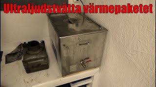 Experiment tvätta värmepaket i ultraljudstvätten [upl. by Ecienaj]