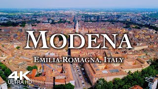 MODENA 🇮🇹 4K Drone Aerial  EmiliaRomagna Italy Italia [upl. by Trout]