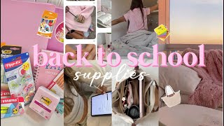 back to school supplies HAUL ⭐️🎀💻📚  Irene Saez [upl. by Ajat473]