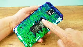 DIY Mermaid Handyhülle 💕📱 Farbwechsel Handyhülle  Sommer Trend Idee  DIY Fun Antistress Phone [upl. by Valda]