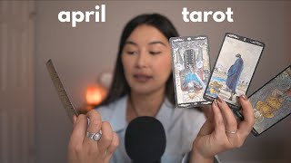 asmr tarot ⚡️ pick a card tarot reading for april amp aries season TIMELESS energy predictions [upl. by Sleinad]